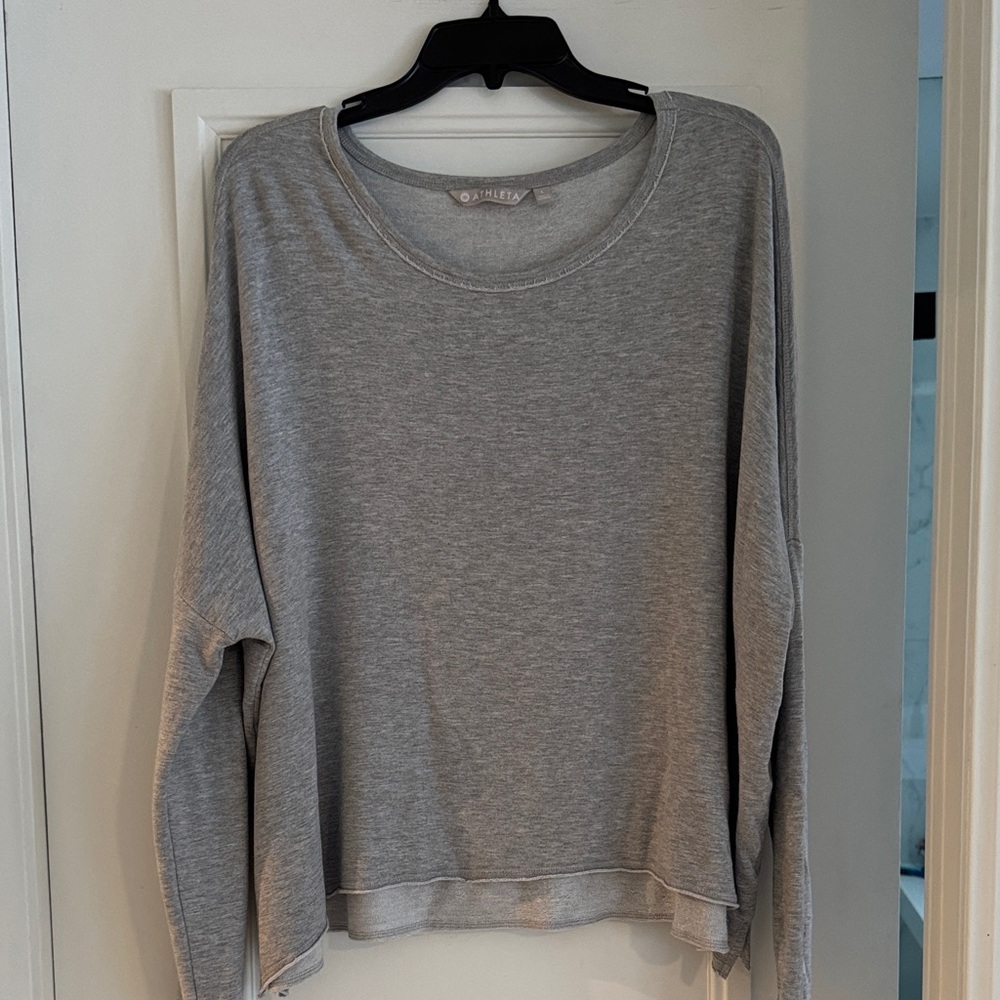Athleta modal long sleeve t shirt, sz L